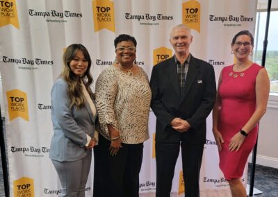 Gulf Coast JFCS staff and leadership celebrate Top Workplaces Designation